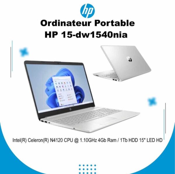 ORDINATEUR HP 15-DW1540NIA 1TB RAM4